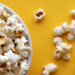 close up of a bowl of popcorn