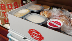 Thanksgiving foods in portable containers from Boston Market